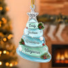 Close-up of Coastal Christmas Tree Ornament, Personalized Beach Theme Holiday Decor, Custom Name Ornament Set Gi for streetwear fans in Austin, Texas