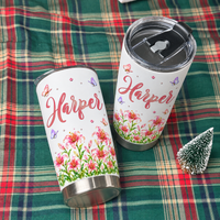 Custom Flower Name Tumbler - product detail 7