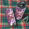 Close-up of Cute Highland Cow Leopard Print Tumbler Personalized Boho Cowgirl Gift for Women for streetwear fans in Austin, Texas