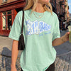 Bojjico Personalized Pre K Preschool Kindergarten 5th Grade Floral Pennant Teacher T Shirt for Women Teachers Preppy Girly Teachercore Aesthetic Mint Green Cotton Oversized Fit Back To School First Day Outfit Custom Grade Level Graphic Tee (Copy)