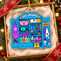 Dog Groomer Ornament - product view 4