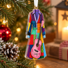 Close-up of Dolly Ornament Dolly Parton Christmas Tree Decoration Country Music Fan Gift for streetwear fans in Austin, Texas