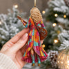 Close-up of Dolly Parton Christmas Ornament Have A Holly Dolly Country Music Fan Gift for streetwear fans in Austin, Texas