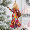 Customer in Austin, Texas wearing Dolly Parton Christmas Ornament Have A Holly Dolly Country Music Fan Gift