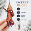 Close-up of Dolly Parton Christmas Ornament Have A Holly Dolly Country Music Fan Gift for streetwear fans in Austin, Texas