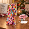 Close-up of Dolly Parton Coat of Many Colors Acrylic Ornament Personalized Christmas Gift for Country Music Fans for streetwear fans in Austin, Texas