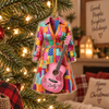 Dolly Parton Coat of Many Colors Acrylic Ornament Personalized Christmas Gift for Country Music Fans available at our Austin, Texas warehouse