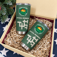 Personalized Dumpster Fire Response Team Tumbler Family Crossword Gift - product view 6