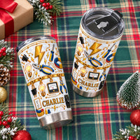 Personalized Electrician Tumbler Custom Name Electrical Worker Gift - product view 7