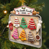 Customer in Austin, Texas wearing Family Christmas Baking Tree Ornament, Personalized Custom Name Gift, Christmas Cookie Baking Decora