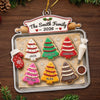 Close-up of Family Christmas Baking Tree Ornament, Personalized Custom Name Gift, Christmas Cookie Baking Decora for streetwear fans in Austin, Texas