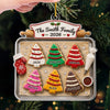 Family Christmas Baking Tree Ornament, Personalized Custom Name Gift, Christmas Cookie Baking Decora available at our Austin, Texas warehouse