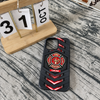 Customer in Austin, Texas wearing Fire Rescue Courage Honor Phone Case for Firefighters First Responders Gift