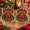 Close-up of Fire Rescue Ornament Personalized Firefighter Christmas Keepsake with Helmet and Axe for Holiday Gif for streetwear fans in Austin, Texas