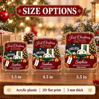 First College Christmas Ornament - size options
