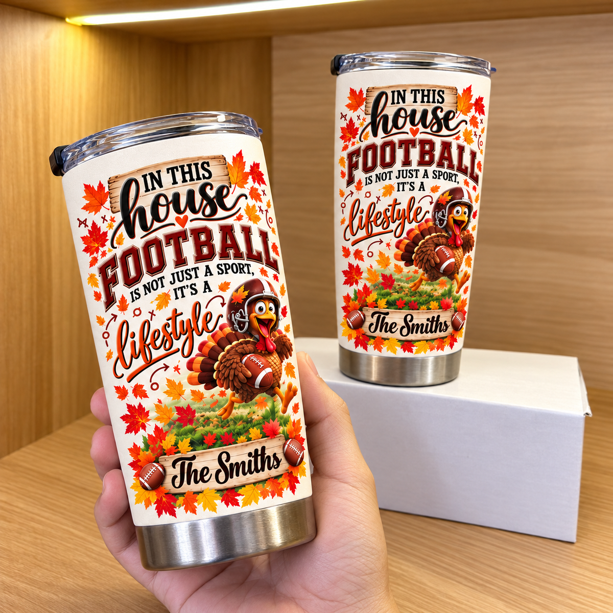 Football Family Tumbler - main product view
