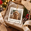 Forever In My Heart Pet Memorial Ornament Personalized Dog Cat Loss Sympathy Gift Christmas Keepsake on a hanger, ready to ship from Austin, Texas
