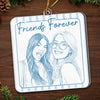 Friends Forever Ornament, Best Friend Christmas Gift, Sentimental Friendship Keepsake for Besties available at our Austin, Texas warehouse