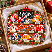 Funny Bird Squad Ornament - product view 4