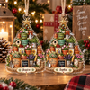 Customer in Austin, Texas wearing Garden Queen Ornament Life is Better in the Garden Acrylic Christmas Tree Decor Gift for Plant Lover