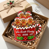 Gingerbread Family Hot Cocoa Mug Christmas Ornament, Personalized Family Keepsake Holiday Tree Decor on a hanger, ready to ship from Austin, Texas