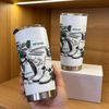 Close-up of Golf Equipment Flat Lay Tumbler Personalized Gift for Golfer Men Dad for streetwear fans in Austin, Texas