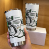 Golf Equipment Flat Lay Tumbler Personalized Gift for Golfer Men Dad available at our Austin, Texas warehouse