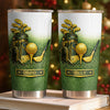 Golf Lover Personalized Tumbler Custom Name Stainless Steel Travel Cup for Golfer Gift on a hanger, ready to ship from Austin, Texas