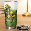 Golf Lover Personalized Tumbler Custom Name Stainless Steel Travel Cup for Golfer Gift available at our Austin, Texas warehouse