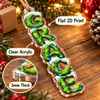 Close-up of GRACE Ornament Christian Christmas Tree Decor Pine Branch Lights Acrylic Hanging Gift for streetwear fans in Austin, Texas