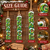 Customer in Austin, Texas wearing GRACE Ornament Christian Christmas Tree Decor Pine Branch Lights Acrylic Hanging Gift