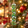 GRACE Ornament Christian Christmas Tree Decor Pine Branch Lights Acrylic Hanging Gift available at our Austin, Texas warehouse