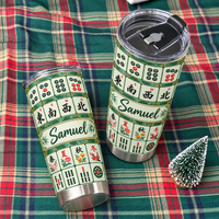 Green Mahjong Tile Tumbler - product detail 6