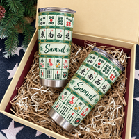Green Mahjong Tile Tumbler - product detail 8