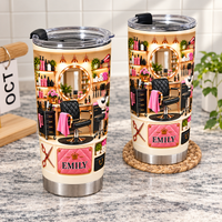 Personalized Hair Salon Tumbler Custom Name Hairstylist Gift - product view 5