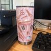 Customer in Austin, Texas wearing Hairapist Definition Tumbler Funny Hairstylist Gift for Cosmetologists
