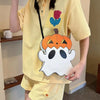 [Made to order 9 days] Halloween Ghost Pumpkin Crossbody Bag Spooky Cute Kawaii Trick or Treat Purse for Women