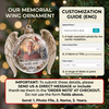 Customer in Austin, Texas wearing I'm Always With You Ornament, Dad Memorial Cardinal Christmas Ornament, Personalized Loss Of Father 