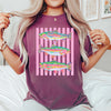 BojjiCo Preppy Summer Rainbow Trout Fishing Graphic T-Shirt for Women Oversized Coastal Beach Retro Fish Shirt Bright Pastel Mint Cotton Tee Maximalist Outdoor Girls Fish Too Apparel Trendy Summer Vacation Outfit Top