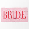 Bojjico Custom Personalized Future Mrs Bride Beach Towel for Women Elegant Coastal Aesthetic Light Blue Pool Towel Bachelorette Party Favor Bridal Shower Gift Honeymoon Travel Essential Summer Vacation Accessory Quick Dry