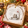 Close-up of In Loving Memory Of Those We Love Don't Go Away Memorial Ornament Personalized Sympathy Gift for streetwear fans in Austin, Texas
