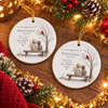 Close-up of In Loving Memory Of Those We Love Don't Go Away Memorial Ornament Personalized Sympathy Gift for streetwear fans in Austin, Texas