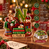 Customer in Austin, Texas wearing Just A Girl Who Loves Books Ornament Just One More Chapter Book Lover Christmas Gift