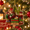 Just A Girl Who Loves Books Ornament Just One More Chapter Book Lover Christmas Gift available at our Austin, Texas warehouse