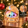 Close-up of Kawaii Galaxy Dumpling Steamer Basket Ornament Personalized Custom Name Christmas Tree Decor for streetwear fans in Austin, Texas