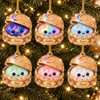 Kawaii Galaxy Dumpling Steamer Basket Ornament Personalized Custom Name Christmas Tree Decor available at our Austin, Texas warehouse
