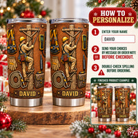 Personalized Lineman Tumbler Custom Name Power Line Worker Gift - personalization options and ordering guide