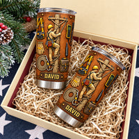 Personalized Lineman Tumbler Custom Name Power Line Worker Gift - product view 6