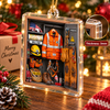 Close-up of Lineman Line Crew Ornament Personalized Christmas Gift for Electrical Utility Worker for streetwear fans in Austin, Texas