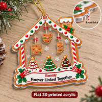Long Distance Family State Ornament - product detail 4